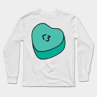 &amp;lt;3 Love Candy Heart Long Sleeve T-Shirt